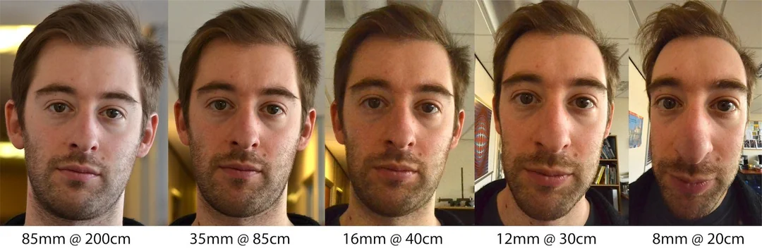 Close portrait comparison